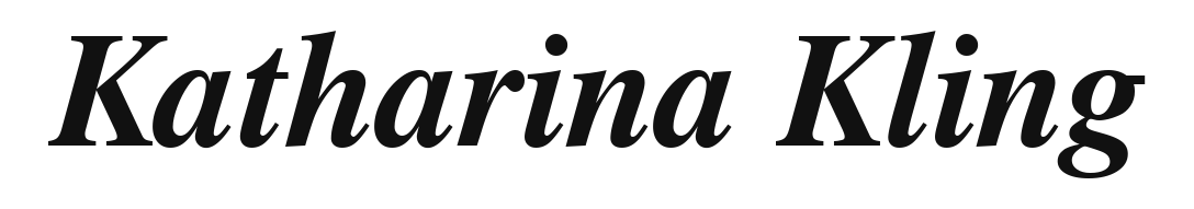 Unterschrift Katharina Kling